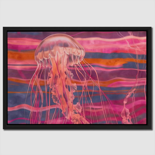 Luminous Jellyfish in a room