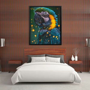 Luminous Perch - Colorful Wall Art
