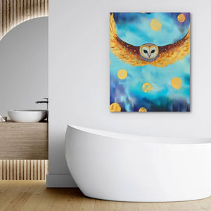 Lunar Owl - Luxury Wall Art