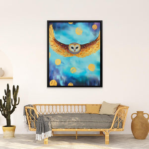 Lunar Owl - Luxury Wall Art