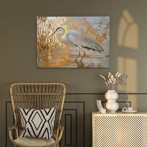 Luxurious Heron - Luxury Wall Art