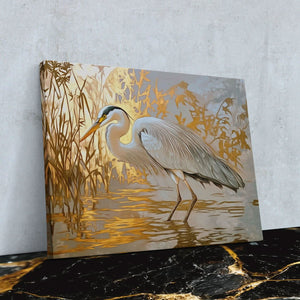 Luxurious Heron - Luxury Wall Art