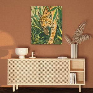 Lynx Jungle Stalker - Luxury Wall Art