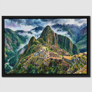 Machu Picchu Mist — Machu Picchu Mist Close Up Landscape 55