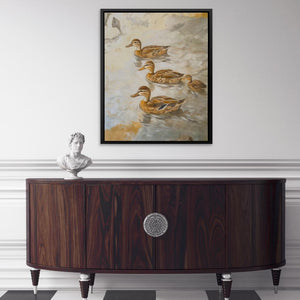 Mallard Ducklings - Luxury Wall Art