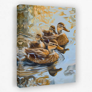 Mallard Family - Luxury Wall Art