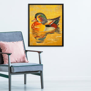 Mandarin Duck Glow - Luxury Wall Art