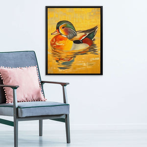 Mandarin Duck Glow - Luxury Wall Art