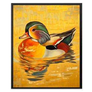 Mandarin Duck Glow - Luxury Wall Art