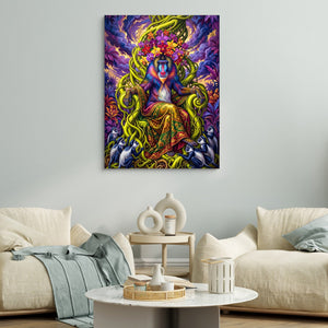 Mandrill Throne - Luxury Wall Art