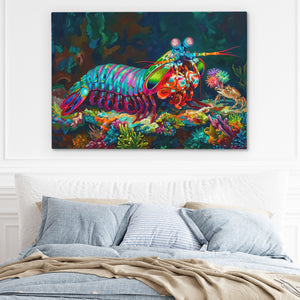 Mantis Shrimp Coral Kingdom — Mantis Shrimp Coral Kingdom Light Blue Bed 153