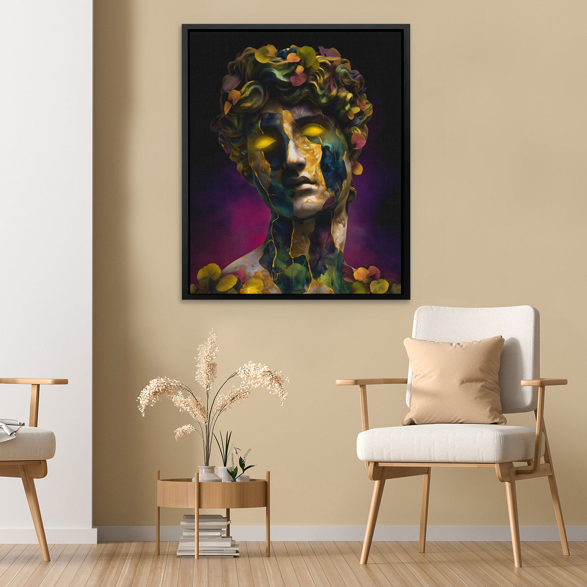 Marble Dreams Bloom - Luxury Wall Art