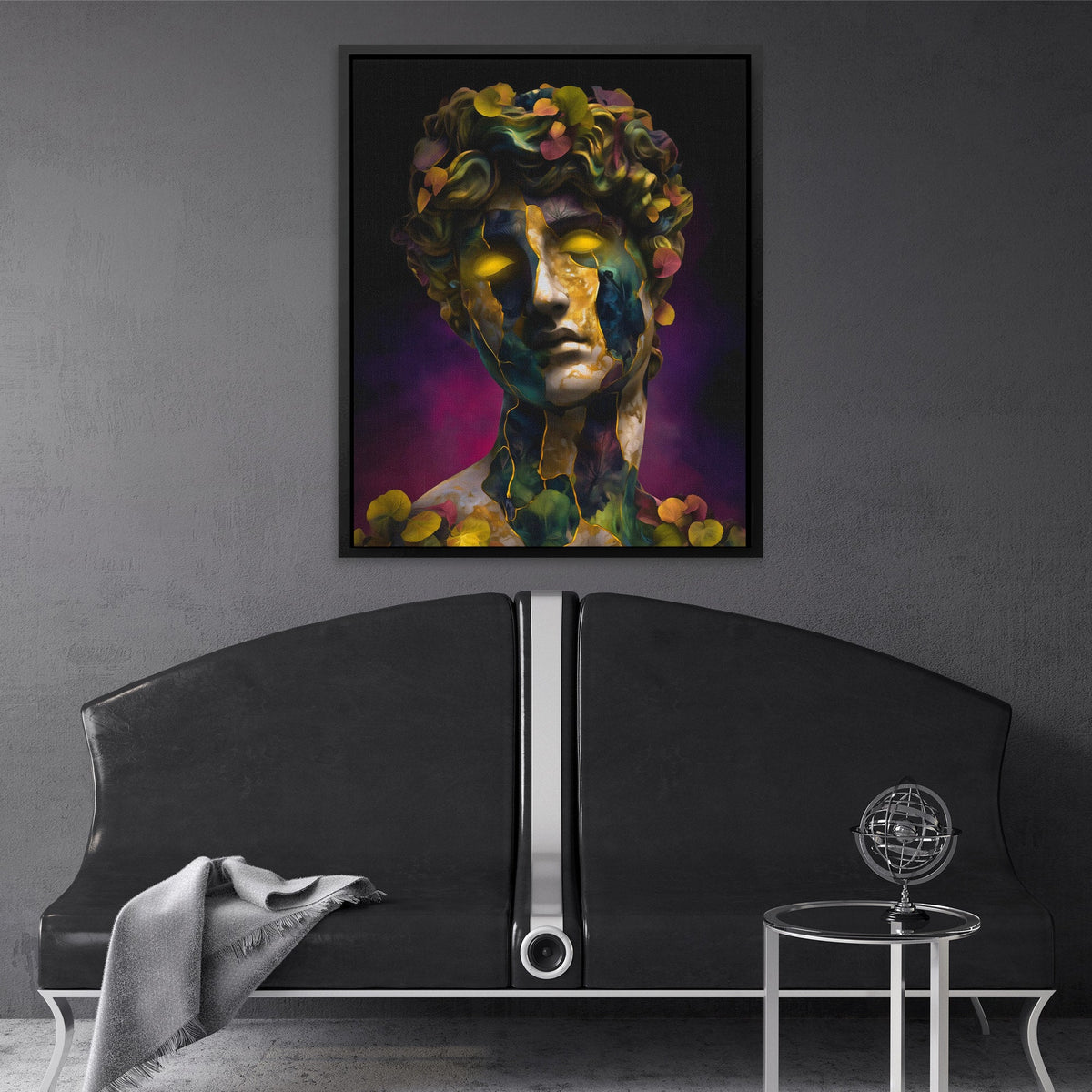Marble Dreams Bloom - Luxury Wall Art