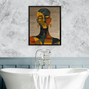 Marble Portrait Meditation - Luxury Wall Art