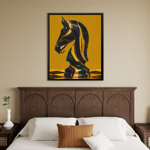 Marbled Knight's Gambit - Luxury Wall Art