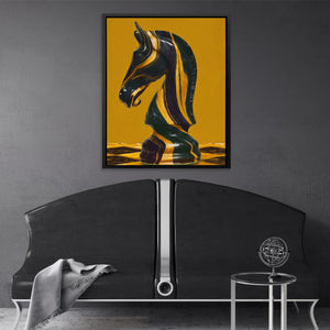 Marbled Knight's Gambit - Luxury Wall Art