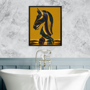 Marbled Knight's Gambit - Luxury Wall Art