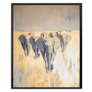 March of the Titans - Large Minimalist Canvas Print