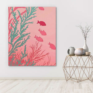 Marine Dreamland - Coastal Art for Bathroom