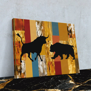 Market Forces Clash - Luxury Wall Art