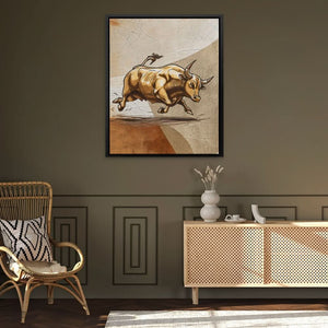 Market Opposite - Large Contemporary Canvas Print