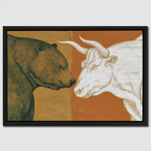 Market Tension Unleashed - Luxury Wall Art
