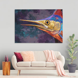 Marlin's Electric Storm - Luxury Wall Art