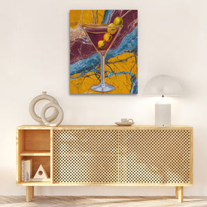 Martini at Midnight - Luxury Wall Art