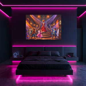 Masquerade Ball Celebration โ Masquerade Ball Celebration Pink Neon Room Land 248