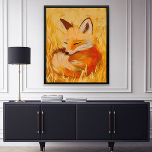 Meadow Dreams Fox - Luxury Wall Art
