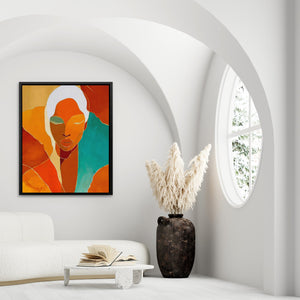 Meditation's Golden Flow - Luxury Wall Art