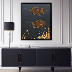 Midnight Currents - Luxury Wall Art