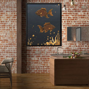 Midnight Currents - Luxury Wall Art
