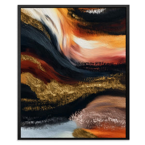 Midnight Ink Wash - Luxury Wall Art