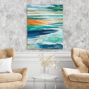 Midnight Sea Waves — Midnight Sea Waves Two Chairs Cement Wall 246