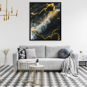 Midnight Veins - Luxury Wall Art