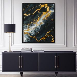 Midnight Veins - Luxury Wall Art