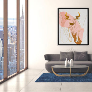 Minimalist Beast - Large Contemporary Canvas Print