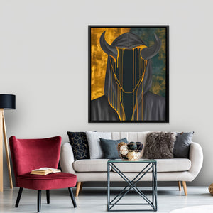 Minotaur's Molten Crown - Luxury Wall Art