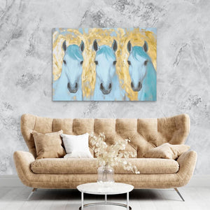 Mirrored Souls - Large Modern Canvas Print