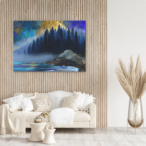 Misty Pines Awakening - Luxury Wall Art