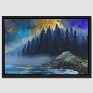 Misty Pines Awakening - Luxury Wall Art