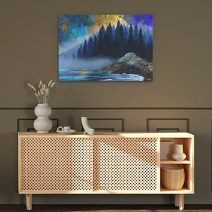 Misty Pines Awakening - Luxury Wall Art
