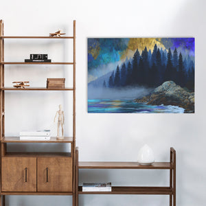 Misty Pines Awakening - Luxury Wall Art