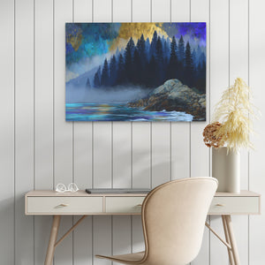 Misty Pines Awakening - Luxury Wall Art