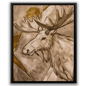 Mocha Moose - Luxury Wall Art
