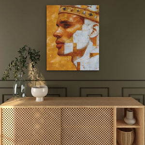 Model King - Large Abstract Canvas Print