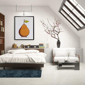 Modern Pear Portrait - Luxury Wall Art