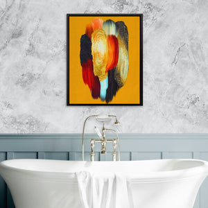 Molten Feather Storm - Luxury Wall Art