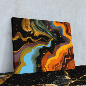 Molten Galaxy Surge - Luxury Wall Art